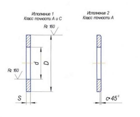 Шайба Гост 11371-78 чертеж