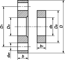 Фланец Гост 12822-80 чертеж